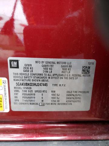 Photo 13 VIN: 5GAKVBKD3HJ247445 - BUICK ENCLAVE 