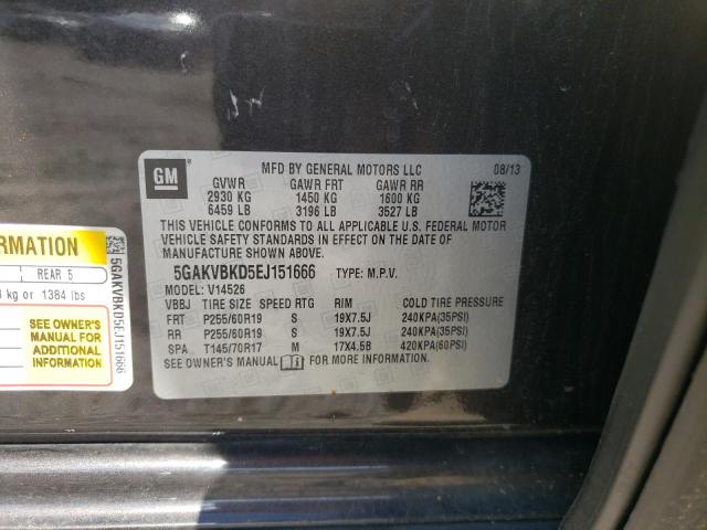 Photo 11 VIN: 5GAKVBKD5EJ151666 - BUICK ENCLAVE 