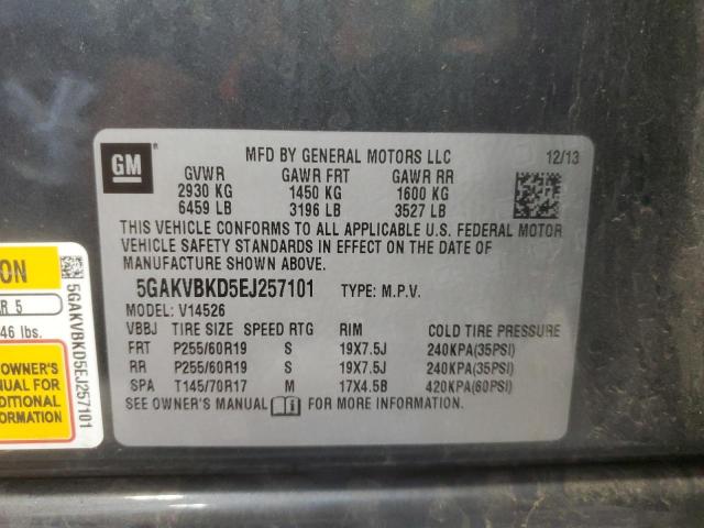 Photo 12 VIN: 5GAKVBKD5EJ257101 - BUICK ENCLAVE 