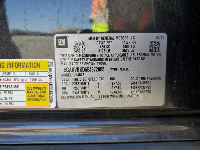 Photo 12 VIN: 5GAKVBKD5EJ372085 - BUICK ENCLAVE 