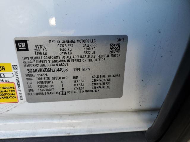 Photo 12 VIN: 5GAKVBKD6HJ144908 - BUICK ENCLAVE 