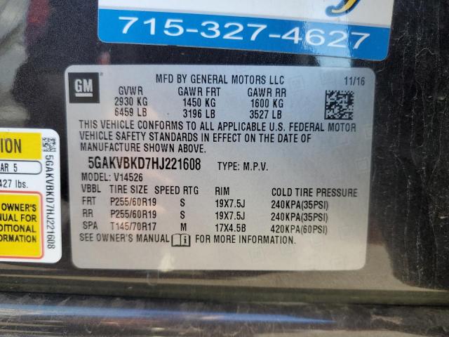 Photo 12 VIN: 5GAKVBKD7HJ221608 - BUICK ENCLAVE 