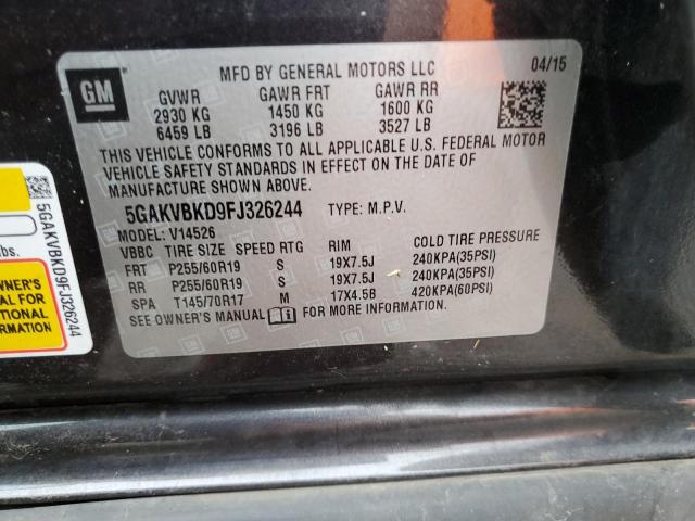 Photo 13 VIN: 5GAKVBKD9FJ326244 - BUICK ENCLAVE 