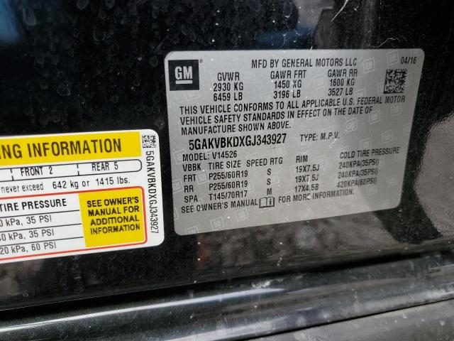 Photo 13 VIN: 5GAKVBKDXGJ343927 - BUICK ENCLAVE 