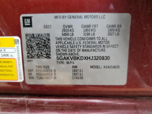 Photo 13 VIN: 5GAKVBKDXHJ320830 - BUICK ENCLAVE 