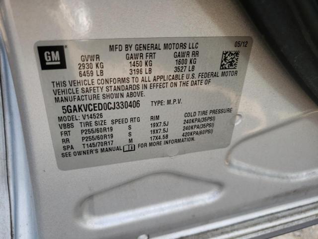 Photo 9 VIN: 5GAKVCED0CJ330406 - BUICK ENCLAVE 