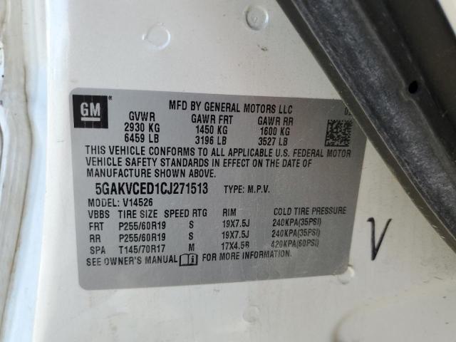 Photo 9 VIN: 5GAKVCED1CJ271513 - BUICK ENCLAVE 