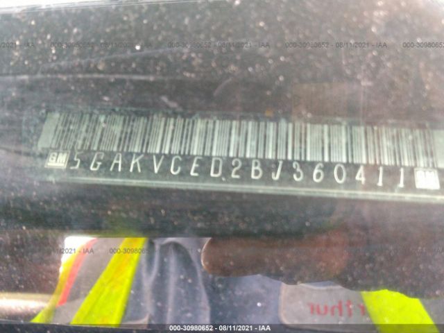 Photo 8 VIN: 5GAKVCED2BJ360411 - BUICK ENCLAVE 