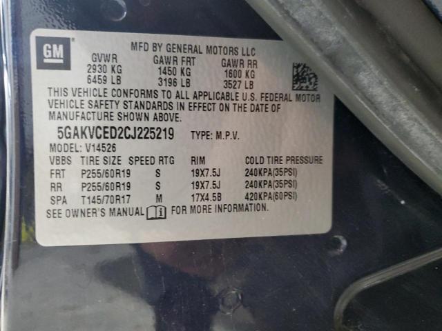 Photo 11 VIN: 5GAKVCED2CJ225219 - BUICK ENCLAVE 