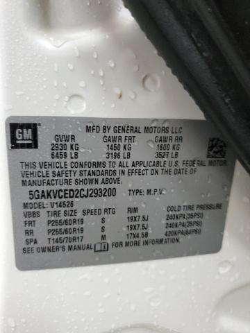 Photo 12 VIN: 5GAKVCED2CJ293200 - BUICK ENCLAVE 