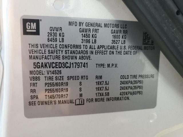 Photo 13 VIN: 5GAKVCED3CJ179741 - BUICK ENCLAVE 