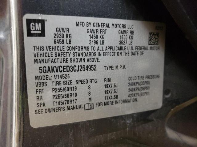 Photo 12 VIN: 5GAKVCED3CJ264952 - BUICK ENCLAVE 