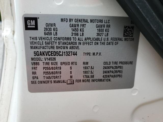 Photo 12 VIN: 5GAKVCED5CJ132744 - BUICK ENCLAVE 