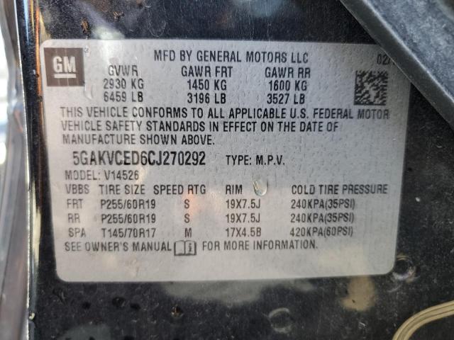 Photo 12 VIN: 5GAKVCED6CJ270292 - BUICK ENCLAVE 