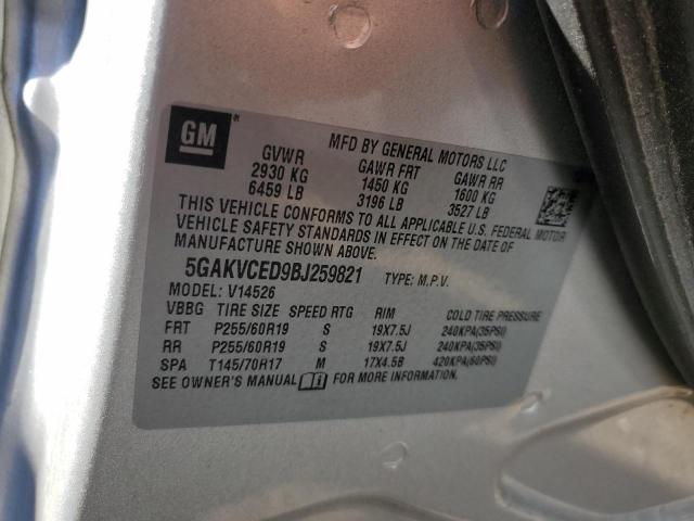 Photo 12 VIN: 5GAKVCED9BJ259821 - BUICK ENCLAVE 