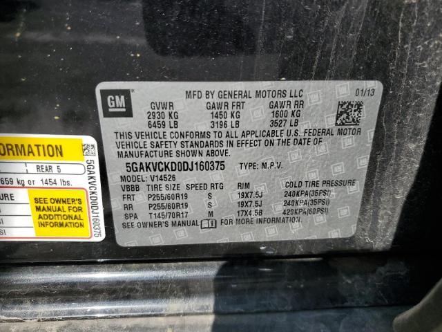 Photo 12 VIN: 5GAKVCKD0DJ160375 - BUICK ENCLAVE 