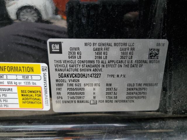 Photo 12 VIN: 5GAKVCKD0HJ147227 - BUICK ENCLAVE 