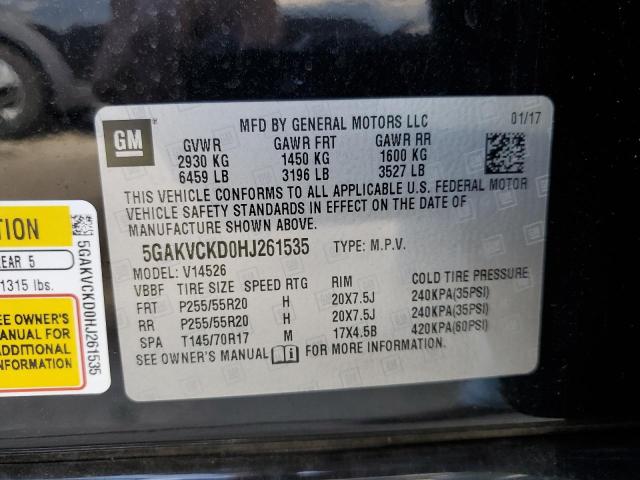 Photo 12 VIN: 5GAKVCKD0HJ261535 - BUICK ENCLAVE 