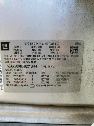 Photo 12 VIN: 5GAKVCKD3DJ215644 - BUICK ENCLAVE 