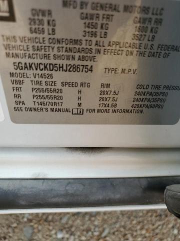 Photo 11 VIN: 5GAKVCKD5HJ286754 - BUICK ENCLAVE 