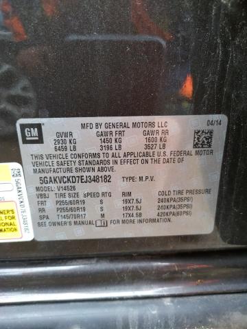 Photo 9 VIN: 5GAKVCKD7EJ348182 - BUICK ENCLAVE 