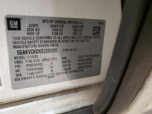 Photo 12 VIN: 5GAKVCKDXEJ330095 - BUICK ENCLAVE 