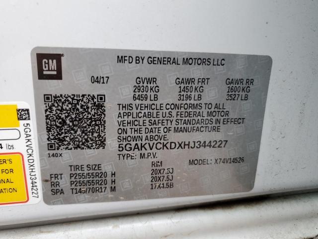 Photo 12 VIN: 5GAKVCKDXHJ344227 - BUICK ENCLAVE 