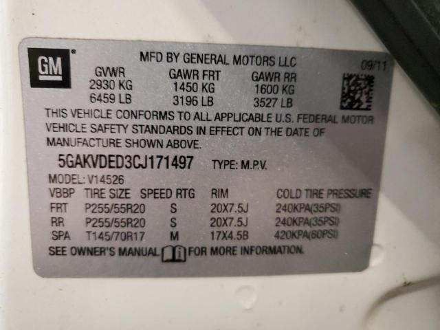 Photo 12 VIN: 5GAKVDED3CJ171497 - BUICK ENCLAVE 