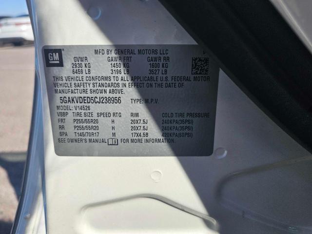 Photo 9 VIN: 5GAKVDED5CJ238956 - BUICK ENCLAVE 