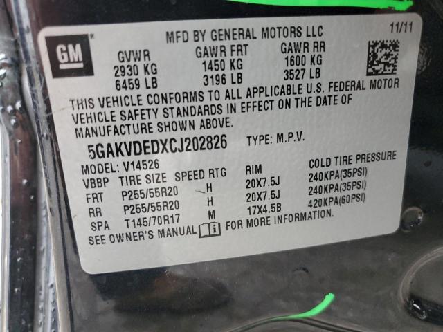 Photo 13 VIN: 5GAKVDEDXCJ202826 - BUICK ENCLAVE 