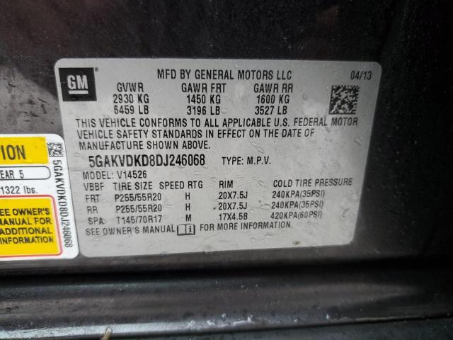 Photo 13 VIN: 5GAKVDKD8DJ246068 - BUICK ENCLAVE 