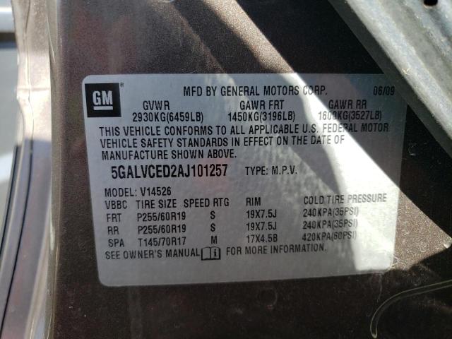 Photo 12 VIN: 5GALVCED2AJ101257 - BUICK ENCLAVE 