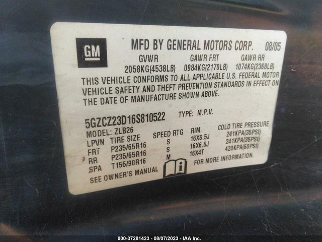 Photo 8 VIN: 5GZCZ23D16S810522 - SATURN VUE 