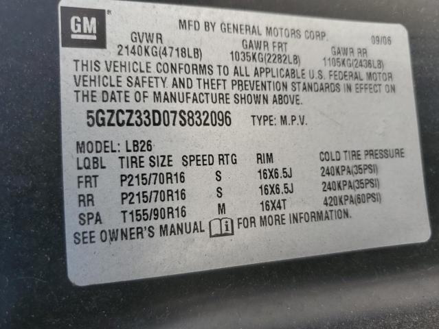 Photo 12 VIN: 5GZCZ33D07S832096 - SATURN VUE 