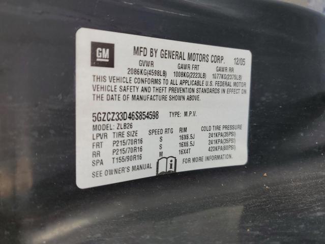 Photo 12 VIN: 5GZCZ33D46S854598 - SATURN VUE 