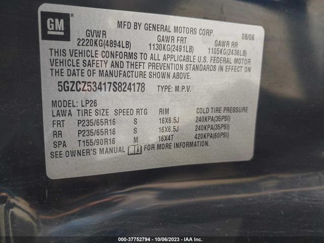 Photo 8 VIN: 5GZCZ53417S824178 - SATURN VUE 