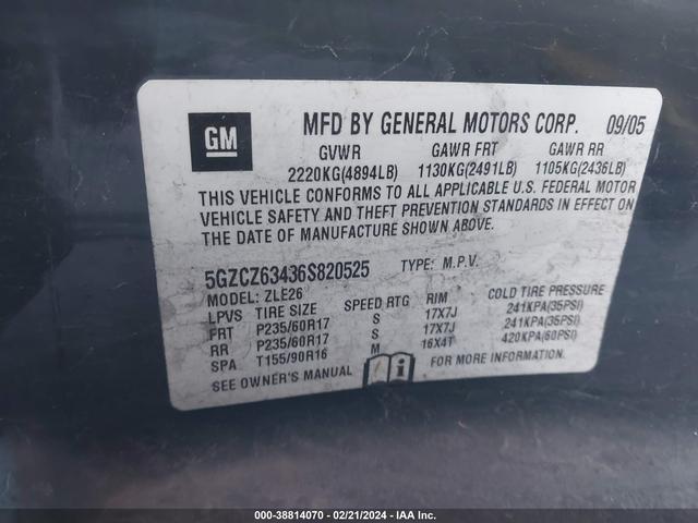 Photo 8 VIN: 5GZCZ63436S820525 - SATURN VUE 