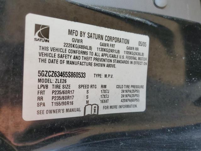 Photo 11 VIN: 5GZCZ63465S860533 - SATURN VUE 