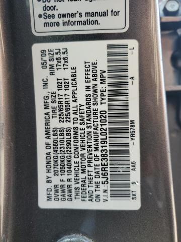 Photo 12 VIN: 5J6RE38319L021020 - HONDA CR-V LX 