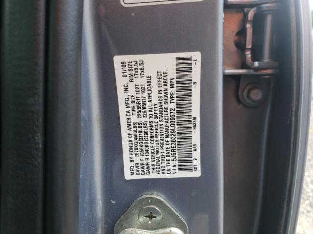 Photo 9 VIN: 5J6RE38329L009572 - HONDA CR-V LX 