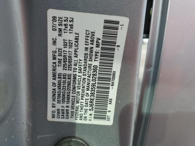 Photo 12 VIN: 5J6RE38359L028360 - HONDA CRV 