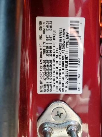 Photo 13 VIN: 5J6RE38379L019711 - HONDA CRV 