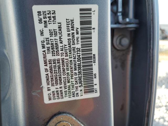 Photo 12 VIN: 5J6RE38388L004732 - HONDA CR-V LX 