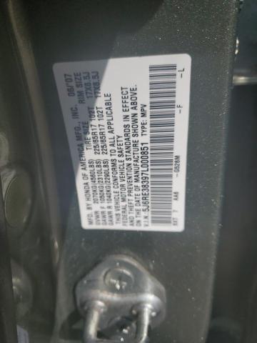 Photo 12 VIN: 5J6RE38397L000851 - HONDA CR-V LX 