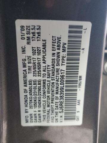 Photo 12 VIN: 5J6RE38399L009617 - HONDA CRV 