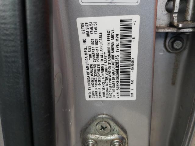 Photo 9 VIN: 5J6RE38399L028345 - HONDA CR-V LX 