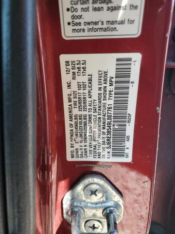 Photo 11 VIN: 5J6RE38549L007761 - HONDA CRV 