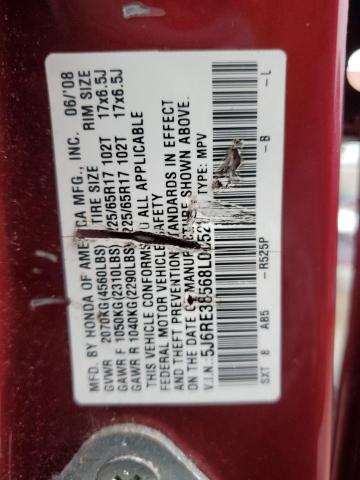 Photo 12 VIN: 5J6RE38568L005282 - HONDA CR-V EX 