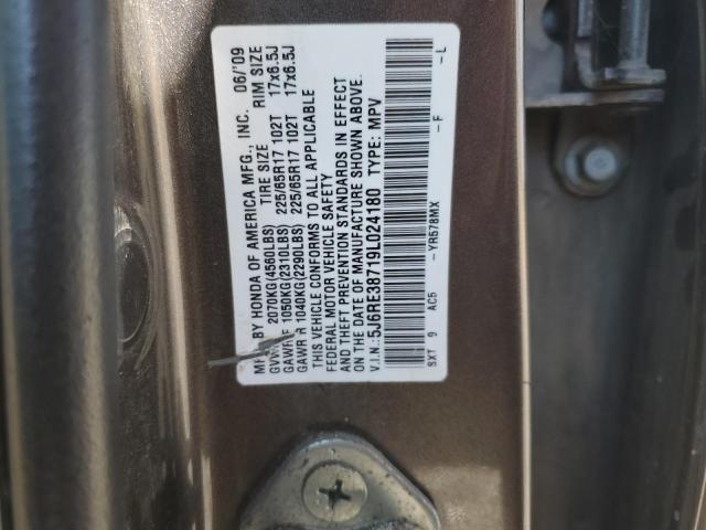 Photo 11 VIN: 5J6RE38719L024180 - HONDA CRV 