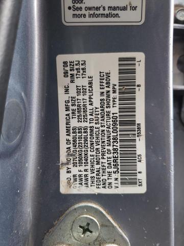 Photo 11 VIN: 5J6RE38738L009601 - HONDA CRV 